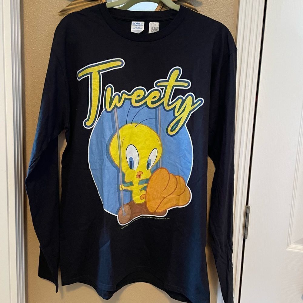 Warner Bros Tweety Long Sleeved Shirt NEW Unisex Size Large